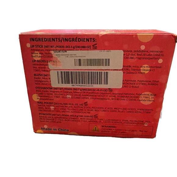 Girls Dress Up Pretend Makeup Toys Set - Ages 3+ - Picture 2 of 2